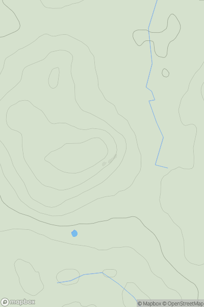 Thumbnail image for Moel Ddu [South-West Wales] showing contour plot for surrounding peak